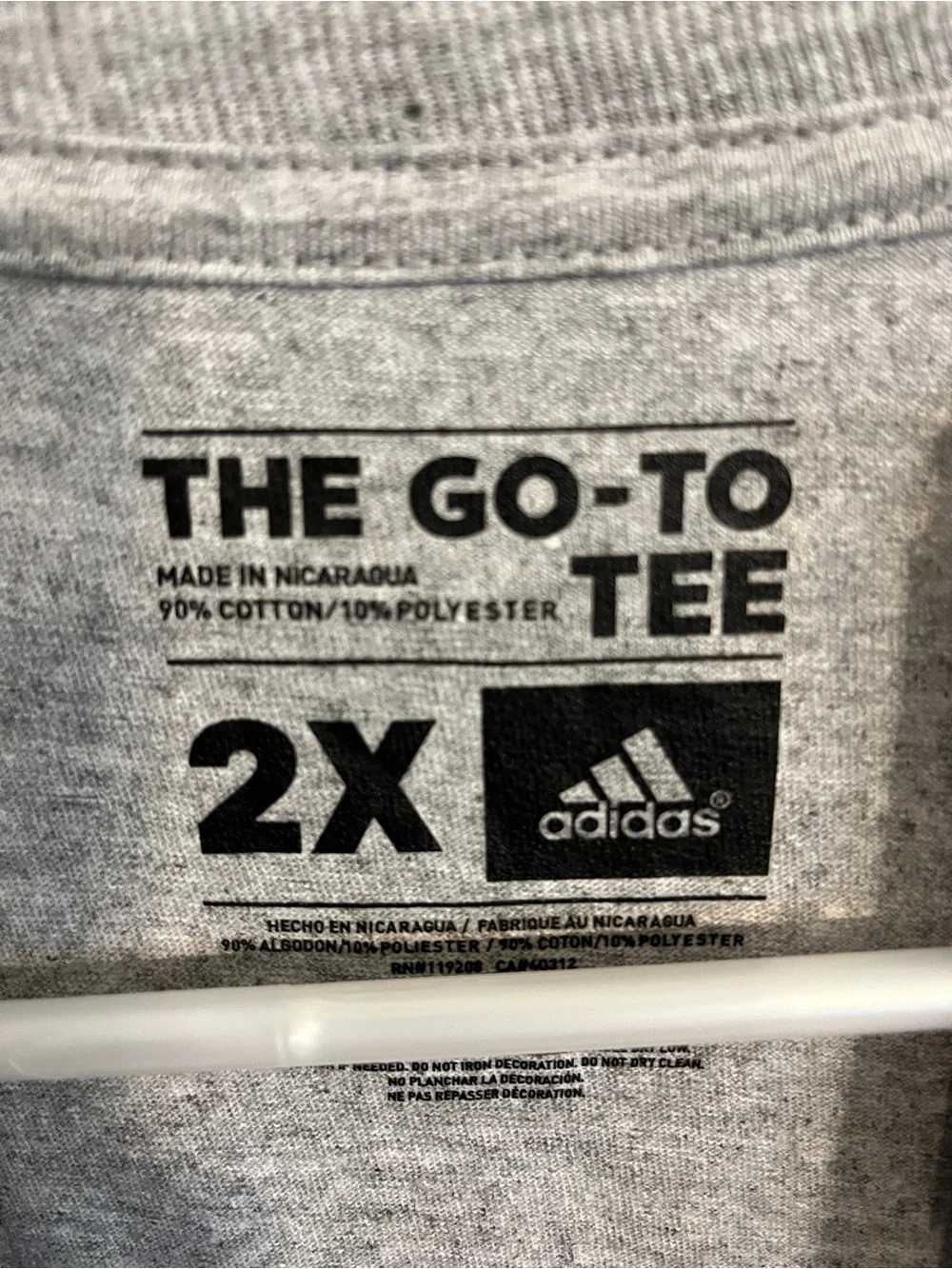 NWT Mens Size Adidas 2XL Nebraska Baseball Tee Shirt